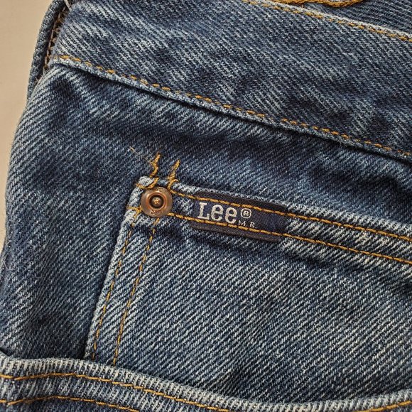 Lee Jeans Mens 40x32 Heavy Blue Denim Relaxed Fit Straight Leg Casual Classic - Picture 7 of 15